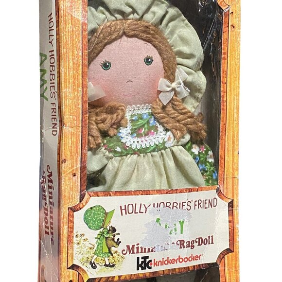 Vintage 1974 Holly Hobbies Amy Knickerbocker Miniature Rag Doll #6250 Original - Picture 2 of 6
